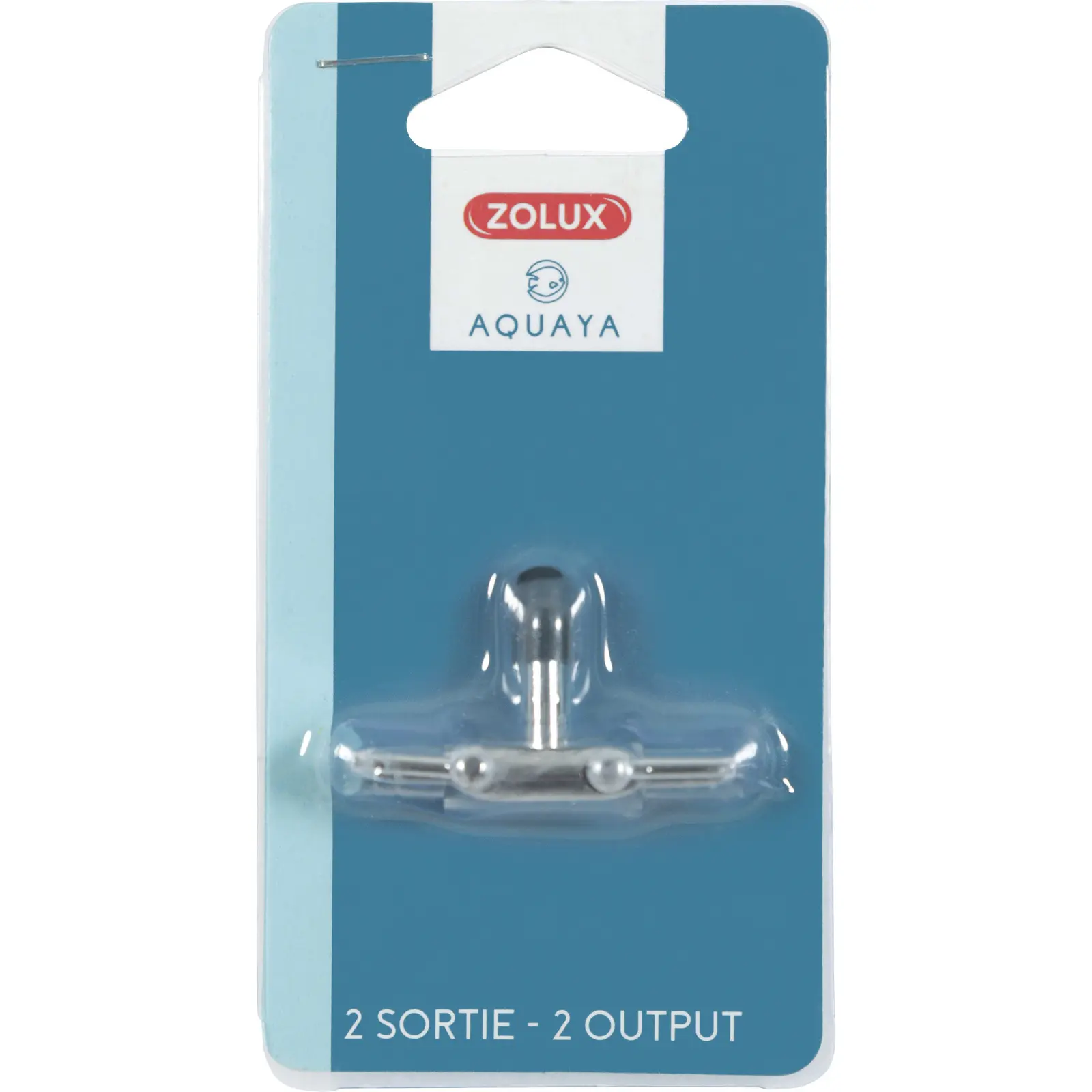 Zolux Argenté 2-Outlet Metal Air Valve For Aquariums