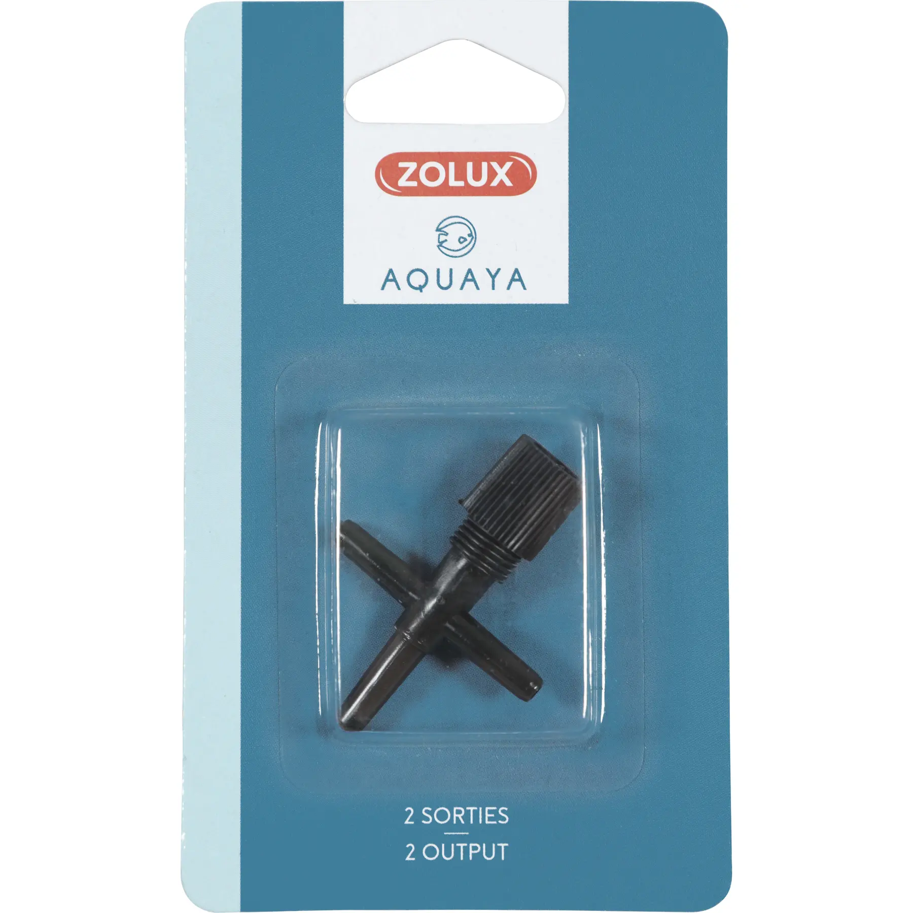 Zolux Noir 2-Outlet Plastic Tap For Aquarium