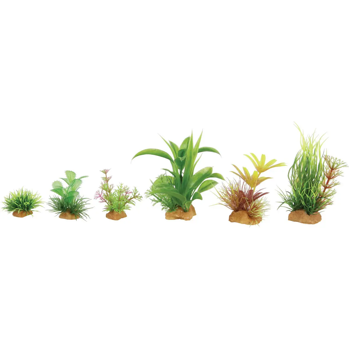 Zolux Vert Decor Plant Boit Mix Model 2 For Aquarium (X6)