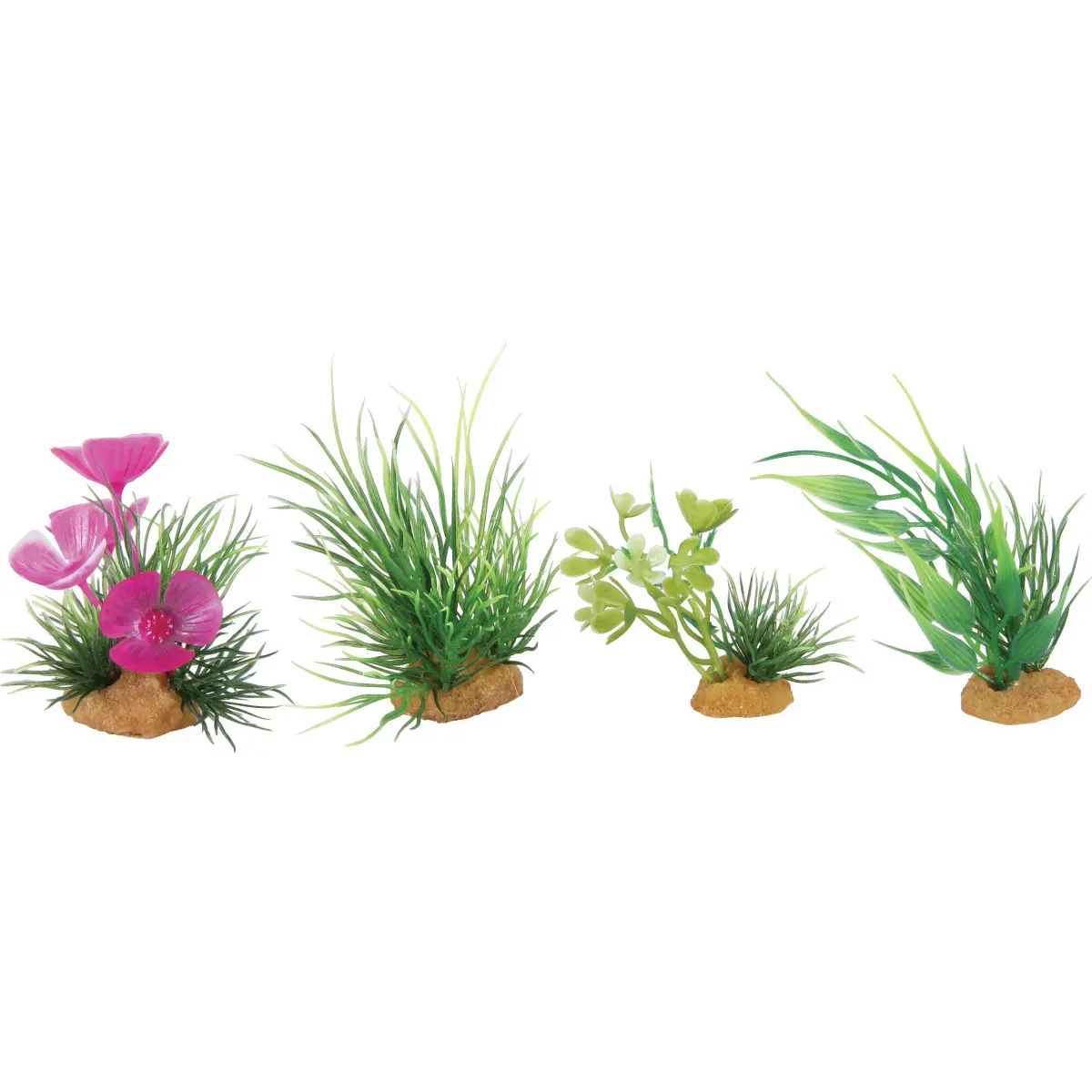 Zolux Vert Decor Plant Boit Mix Model 1 For Aquarium (X4)
