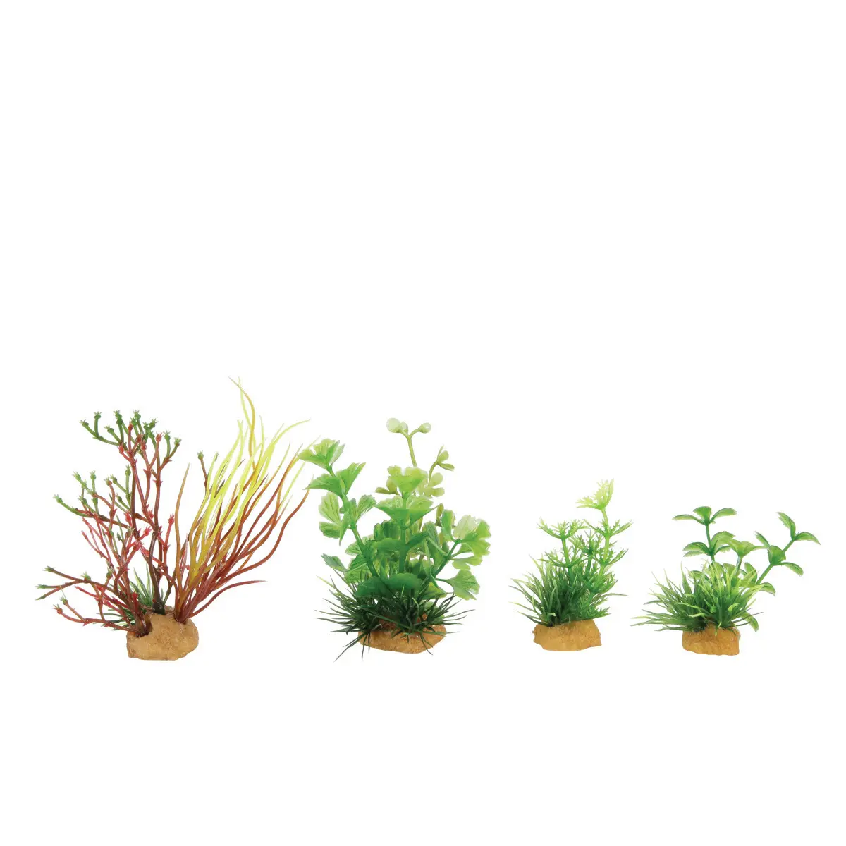 Zolux Vert Decor Plant Boit Mix Model 2 For Aquarium (X4)
