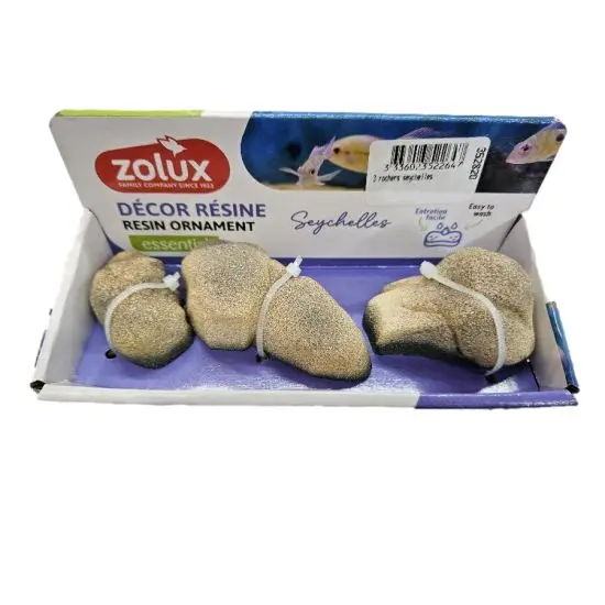 Meilleurs prix pour Décoration d'aquarium rochers Zolux Seychelles (x3)