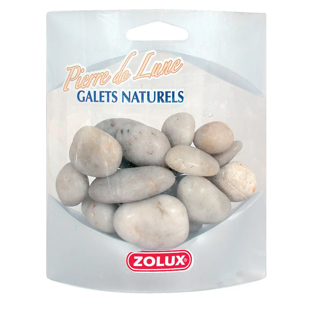 Zolux Blanc Natural Moonstone Pebbles
