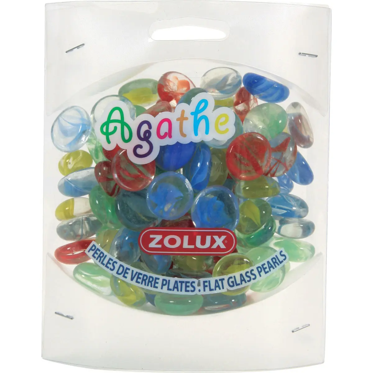 Perle Verre Plate Agathe Pm