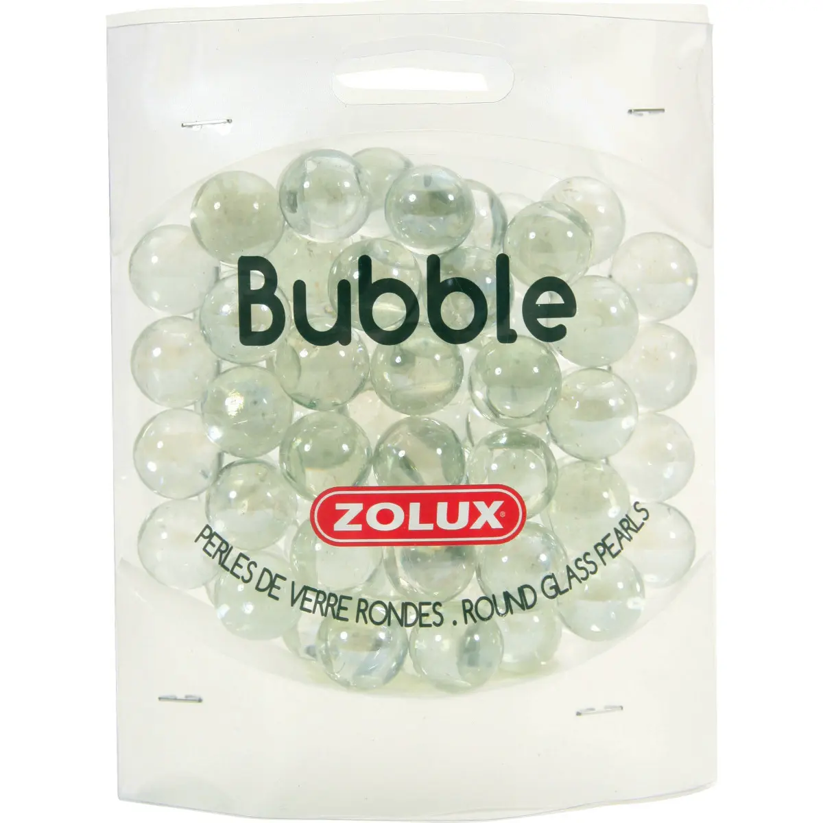 Zolux Blanc Round Bubble Glass Beads