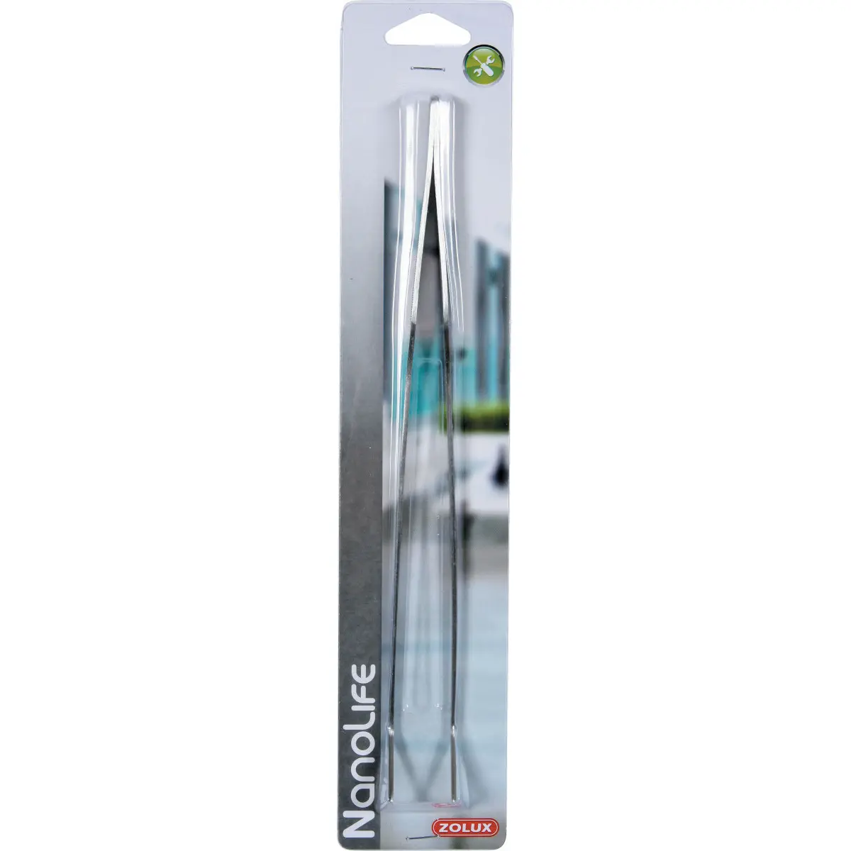 Zolux Argenté Curved Planting Tongs For Aquariums