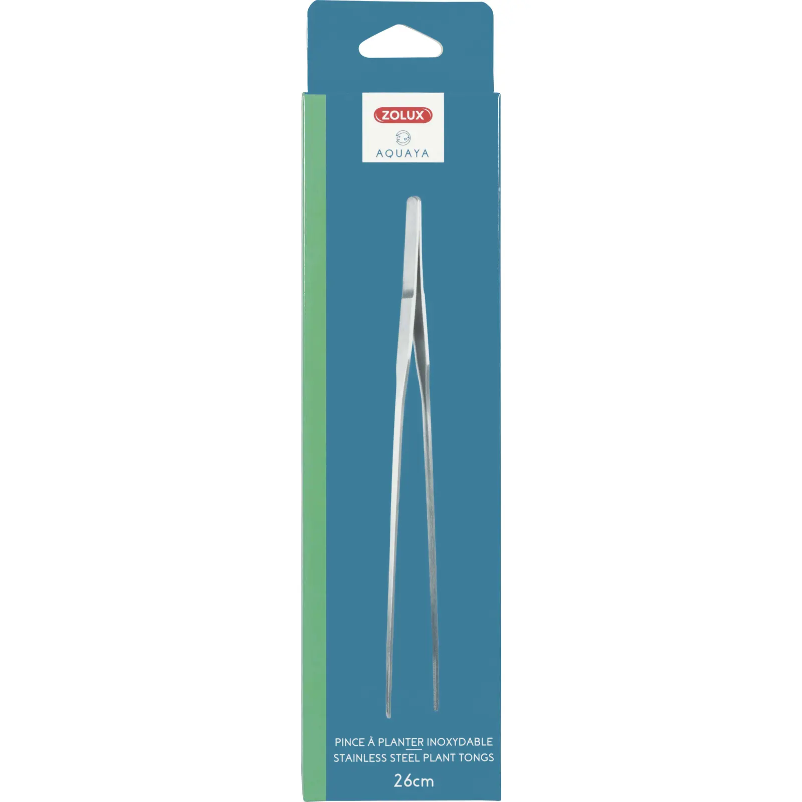 Zolux Argenté Straight Planting Tongs For Aquariums
