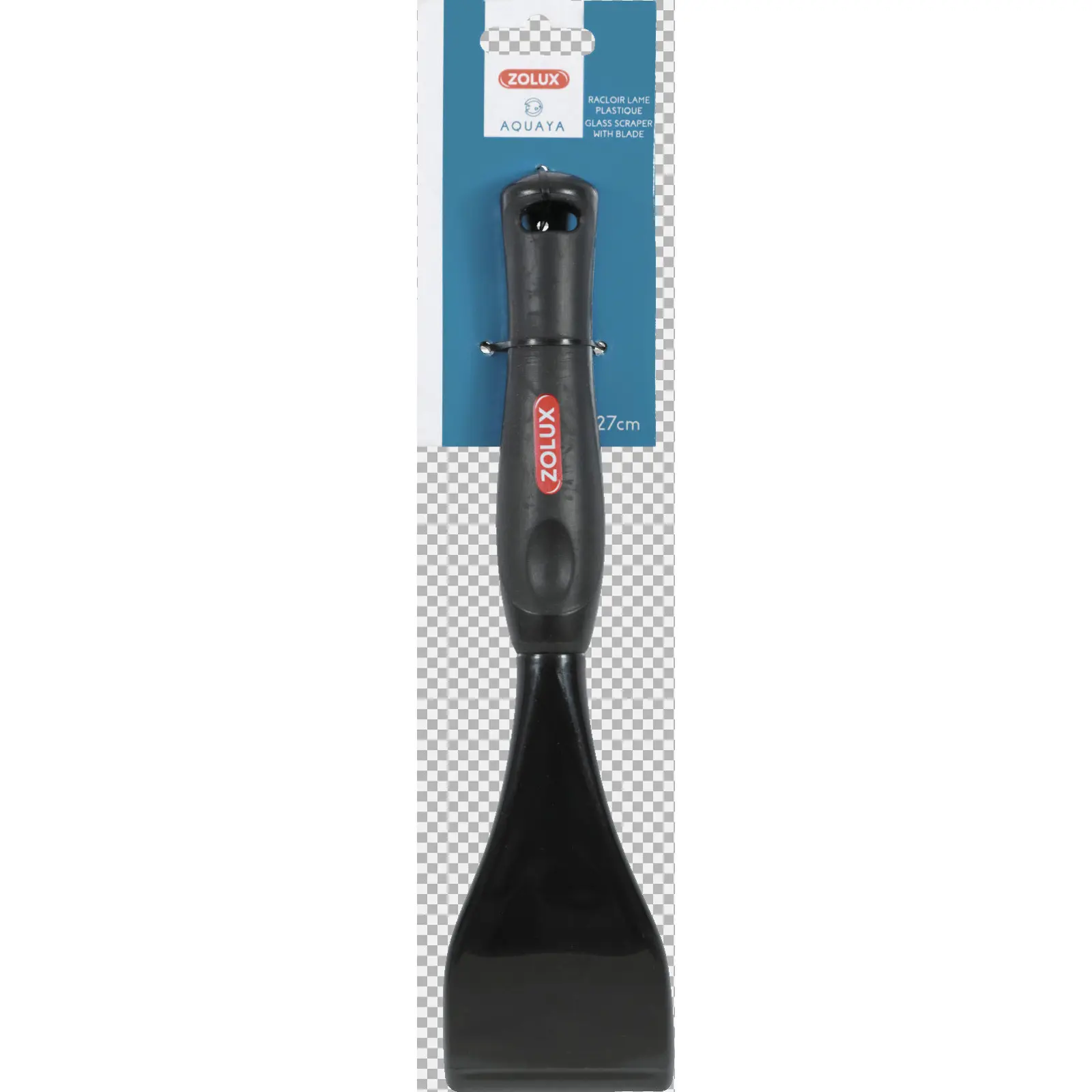 Zolux Noir Plastic Blade Aquarium Scraper