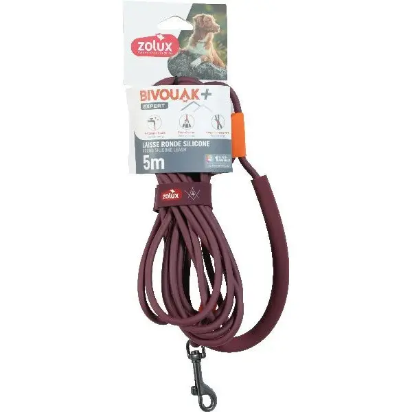 Zolux Rouge Round Dog Leash Bivouak