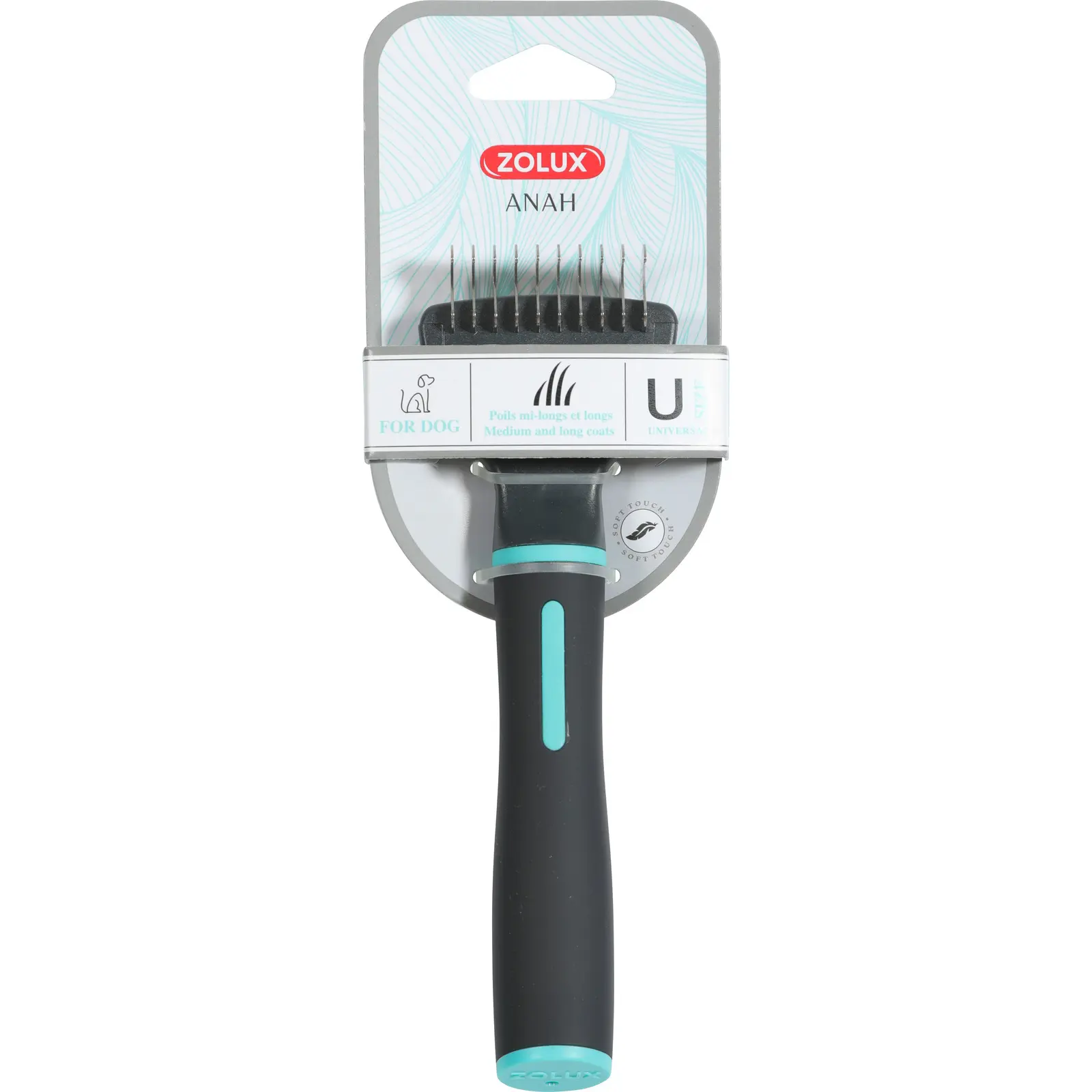 Zolux Noir Demeloir-Kamm Für Hunde Anah