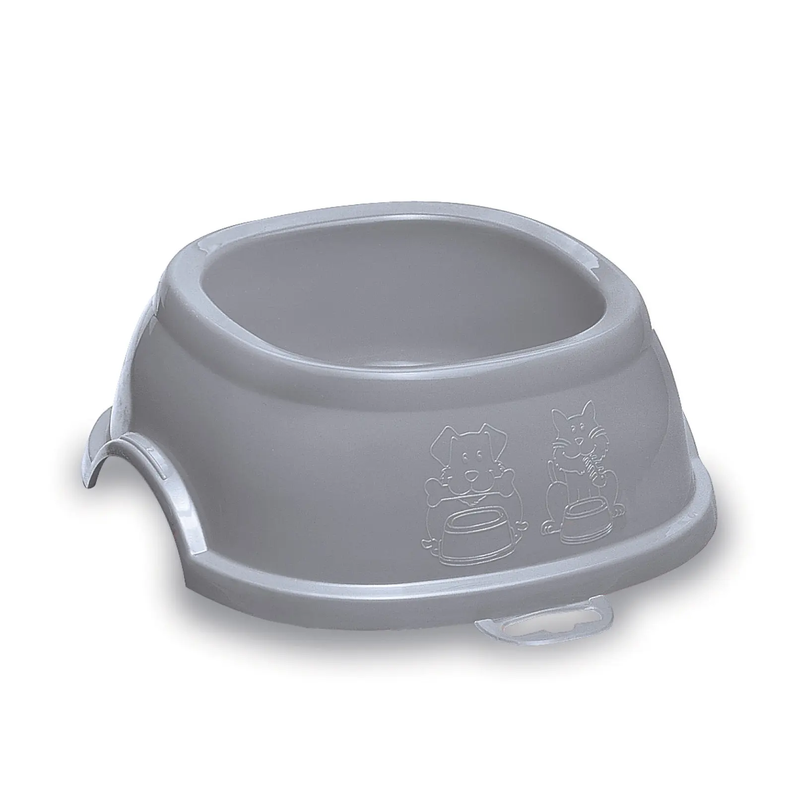 Zolux Gris Non-Slip Plastic Bowl For Dogs