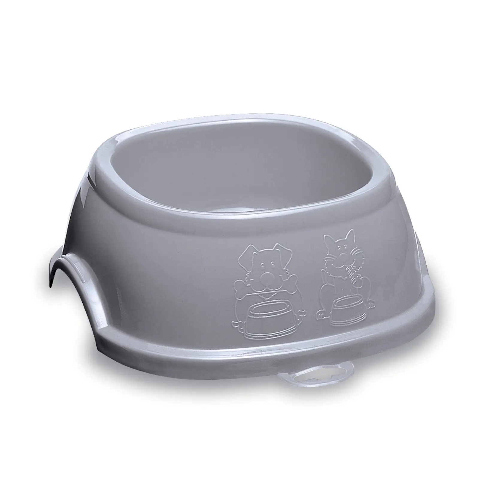 Zolux Gris Non-Slip Plastic Bowl For Dogs