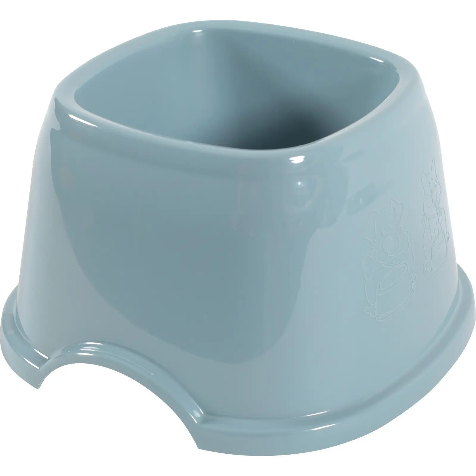 Zolux Bleu Non-Slip Plastic Bowl For Cocker Spaniel