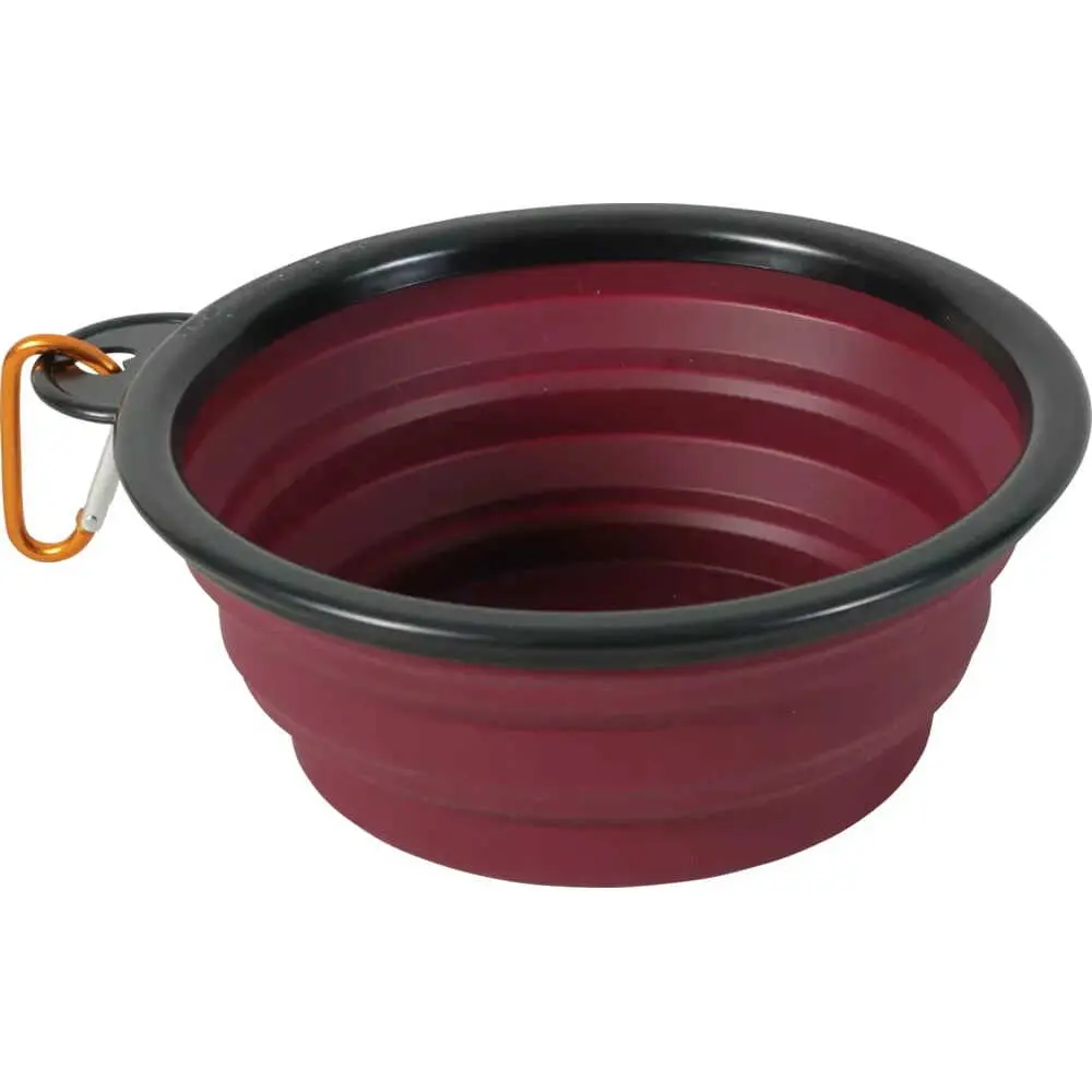 Zolux Rouge Flexible Dog Bowl Bivouak