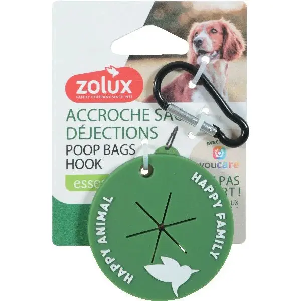 Zolux Vert Poop Bag Holder