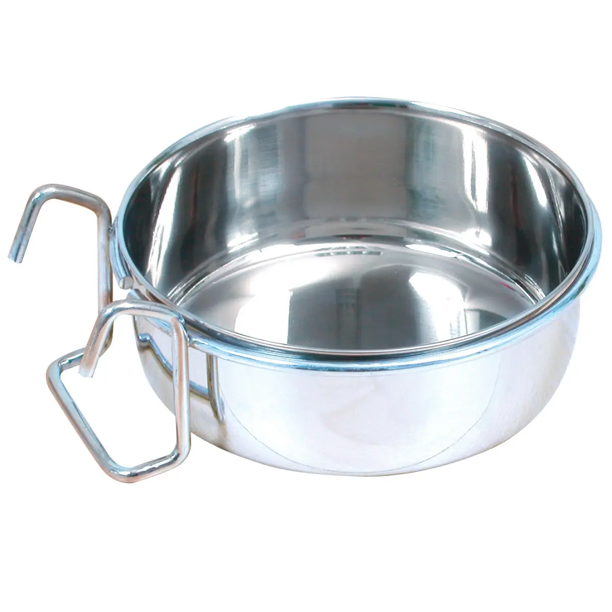 Zolux Argenté Stainless Steel Bowl With Hook