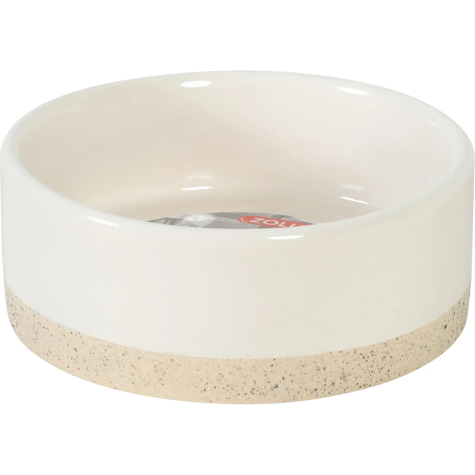 Zolux Beige Stoneware Dog Bowl Olaria