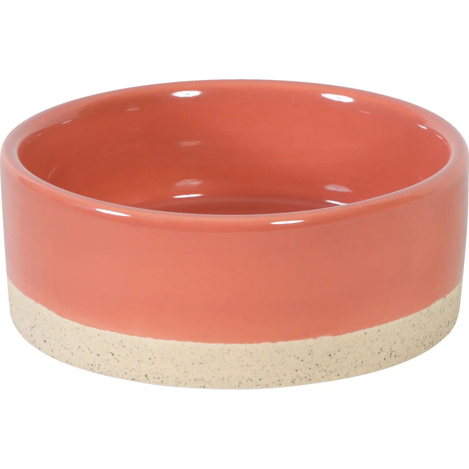 Zolux Rouge Stoneware Dog Bowl Olaria