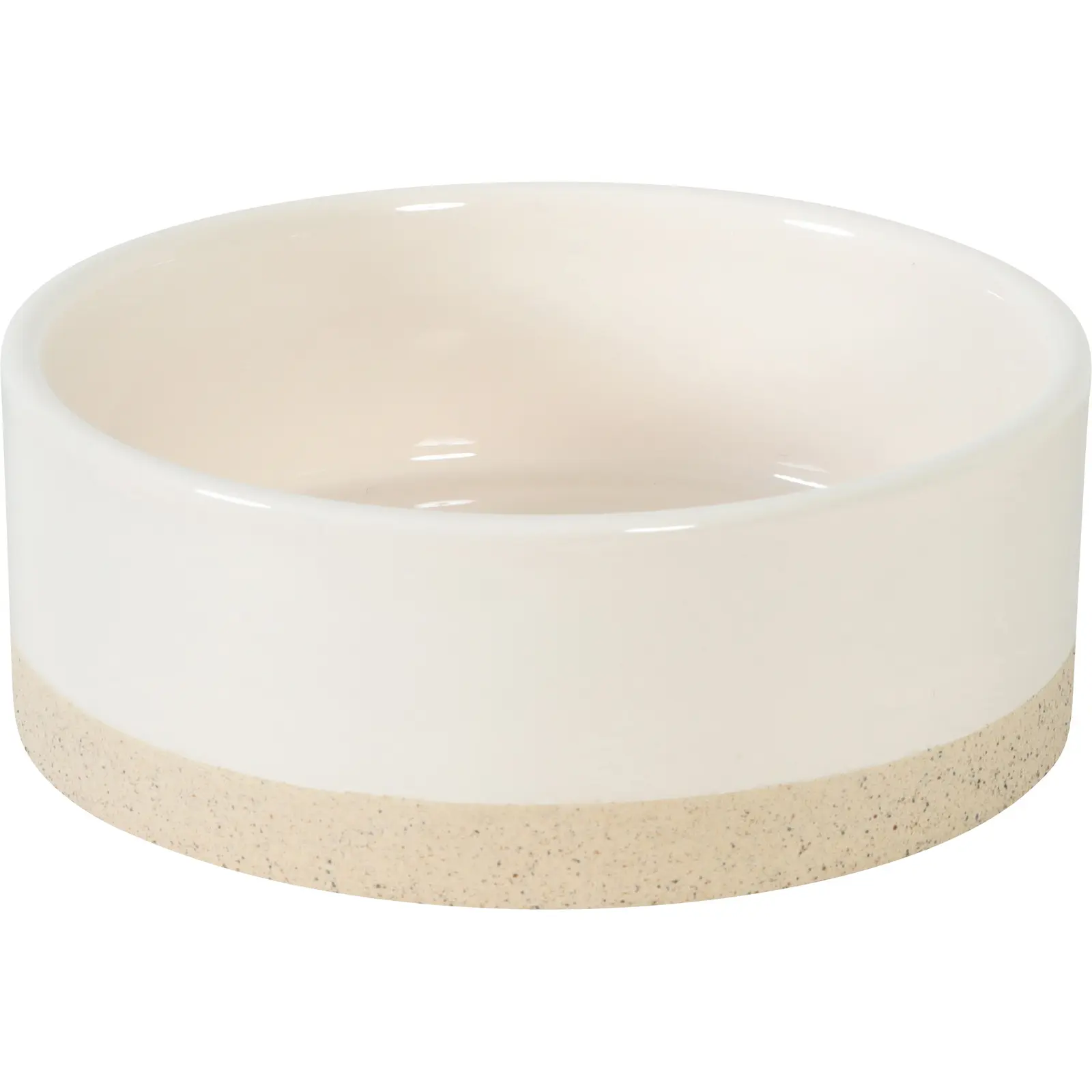 Zolux Beige Stoneware Dog Bowl Olaria