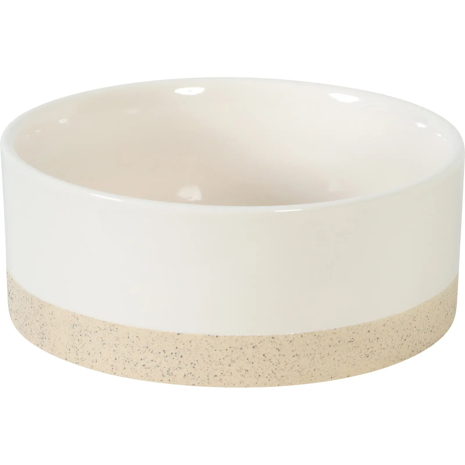 Zolux Beige Stoneware Dog Bowl Olaria