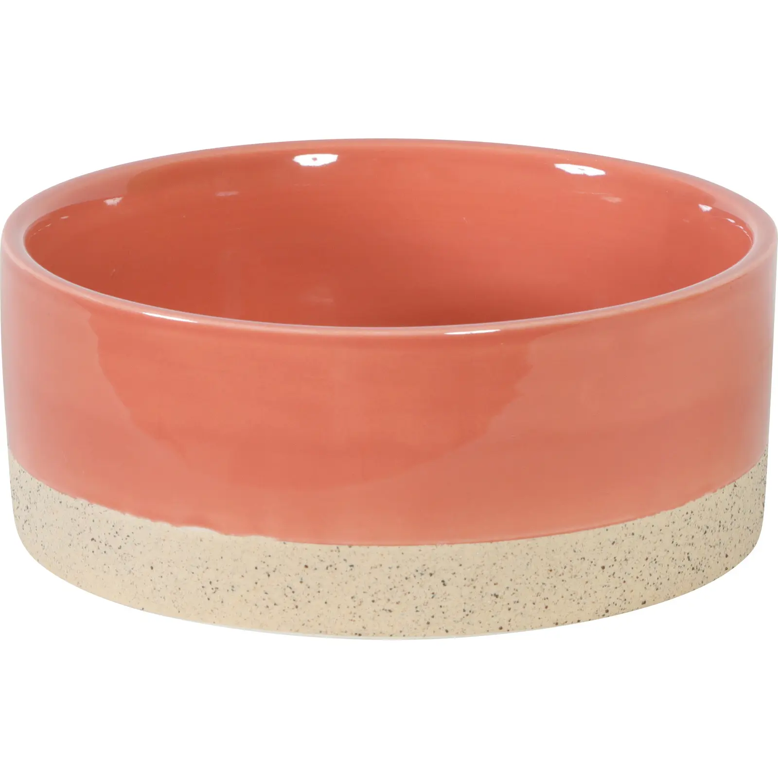 Zolux Rouge Stoneware Dog Bowl Olaria