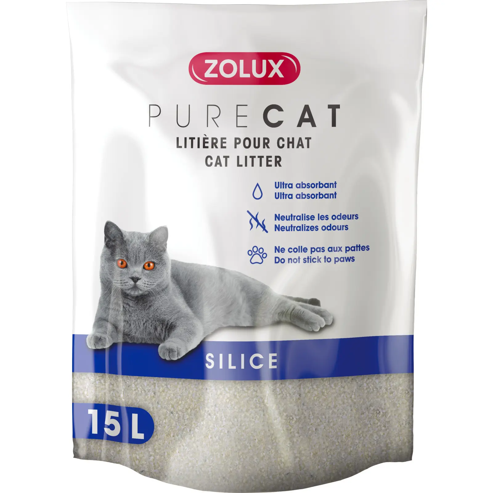 Zolux Gris Natural Silica Litter