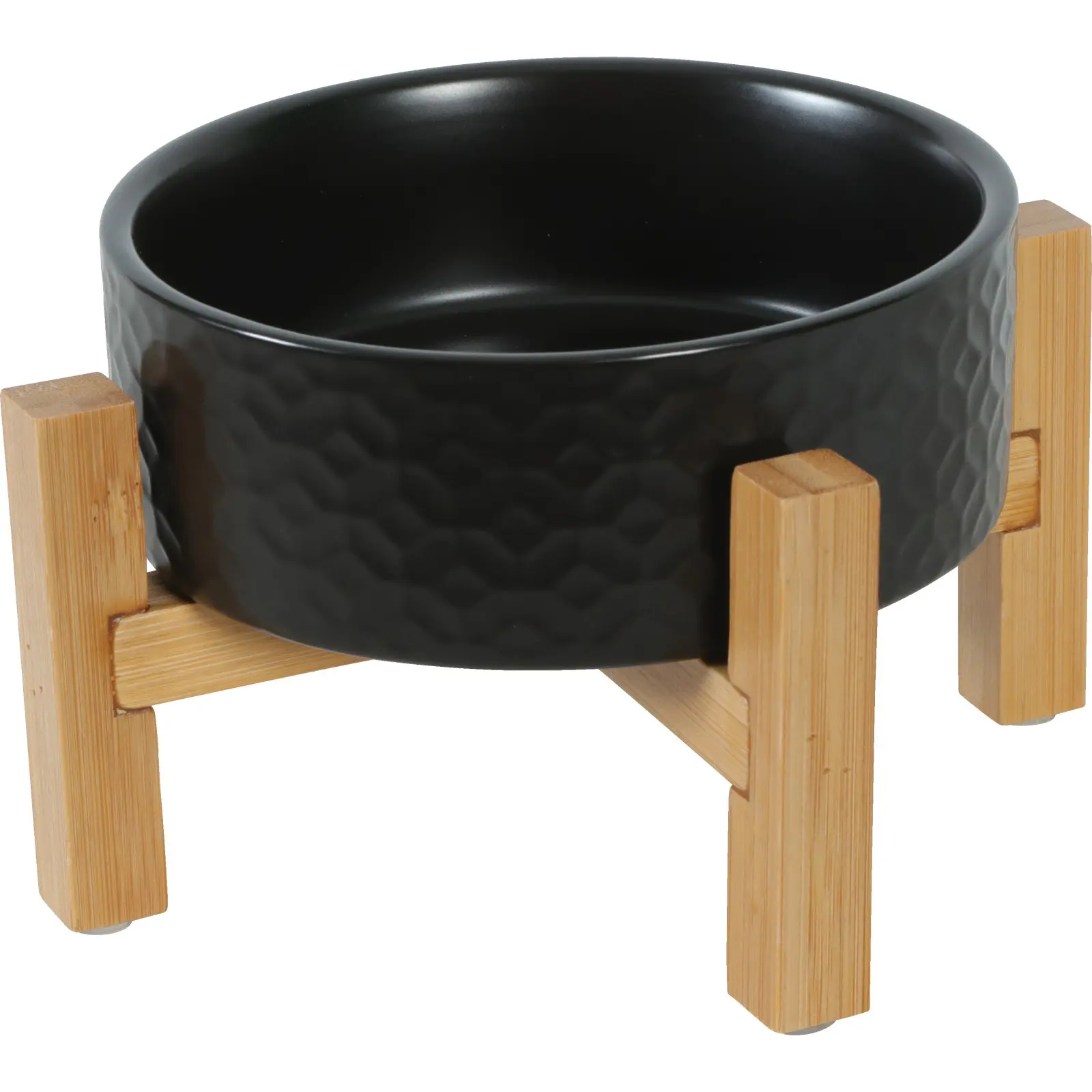 Zolux Noir Solo Stoneware Bowl For Dogs Keramo