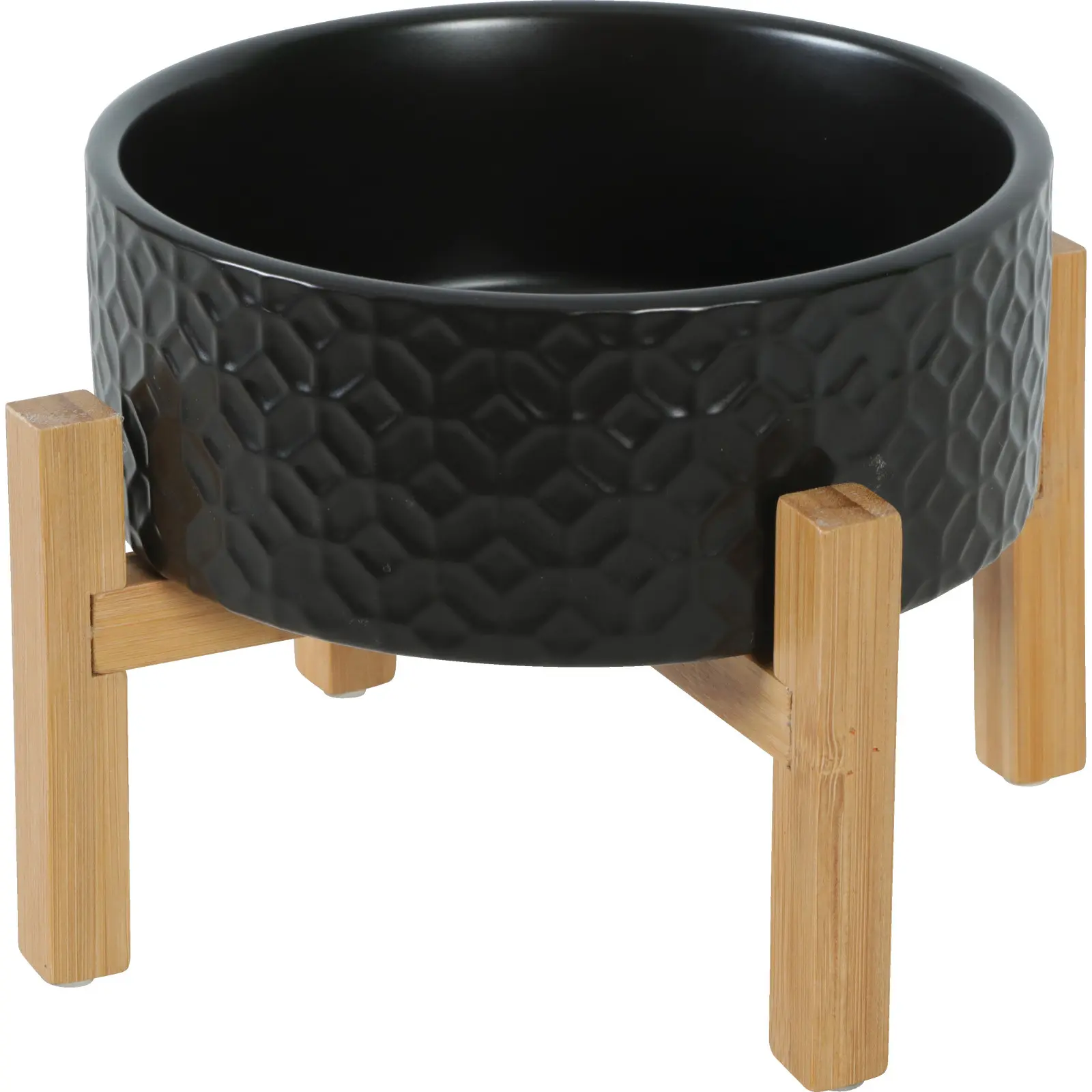 Zolux Noir Solo Stoneware Bowl For Dogs Keramo