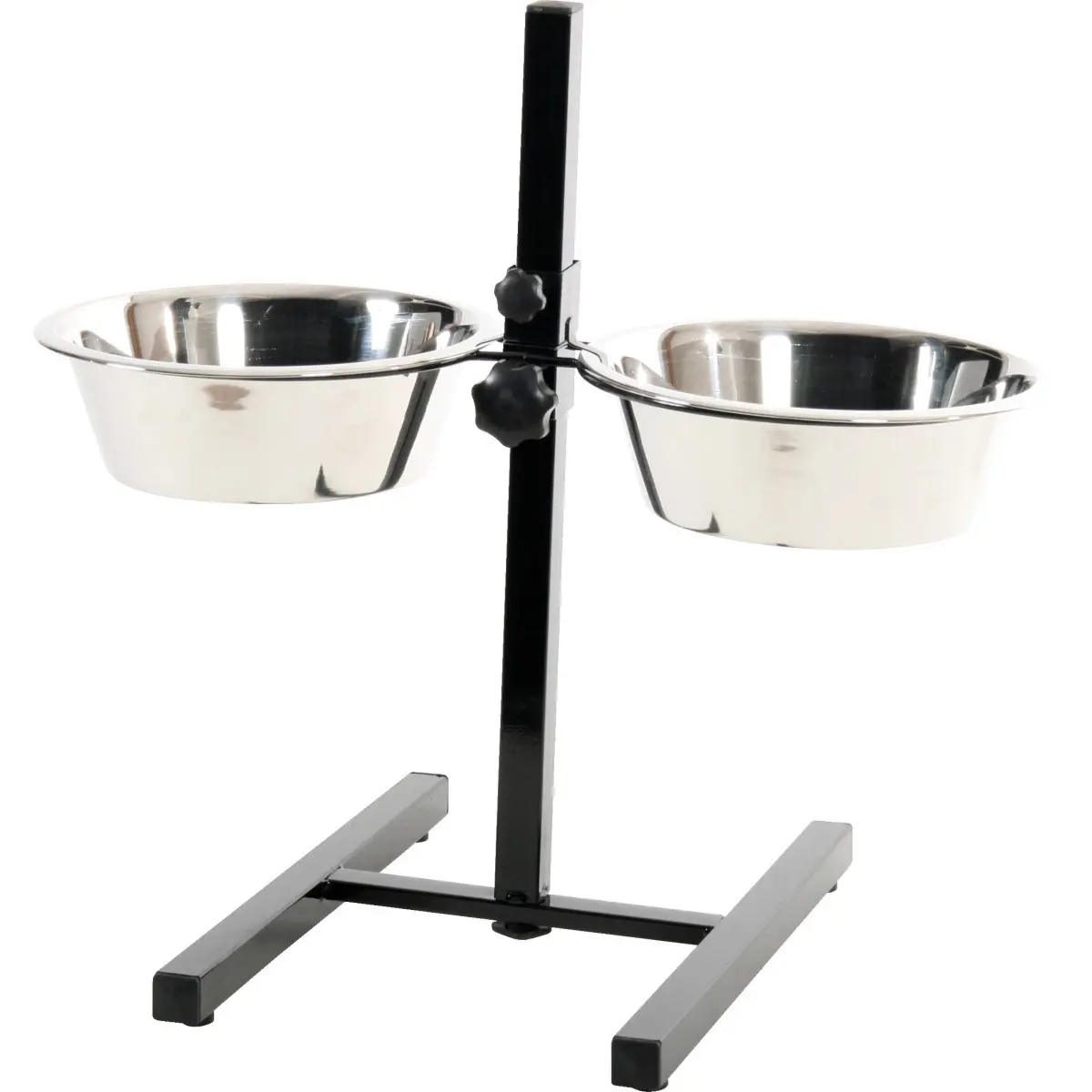 Zolux Noir Adjustable Dog Bowl Holder