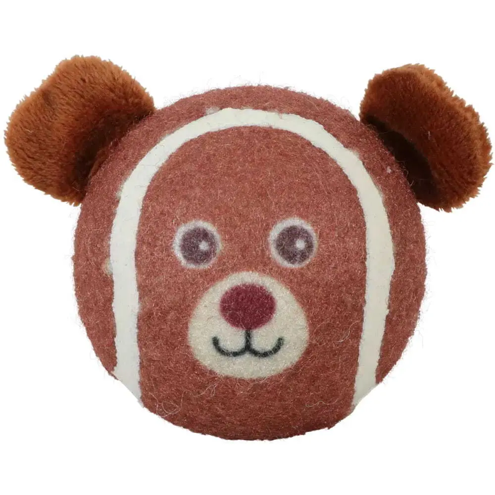 Zolux Marron Dog Toy Tennis Ball Ourson