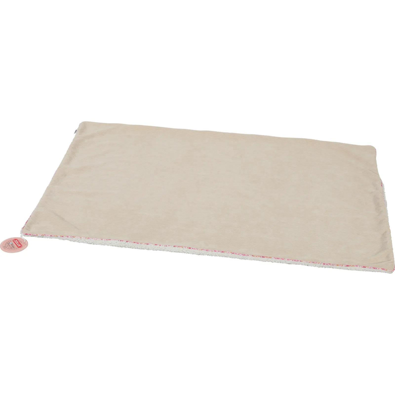 Zolux Beige Bloom Blanket For Cats