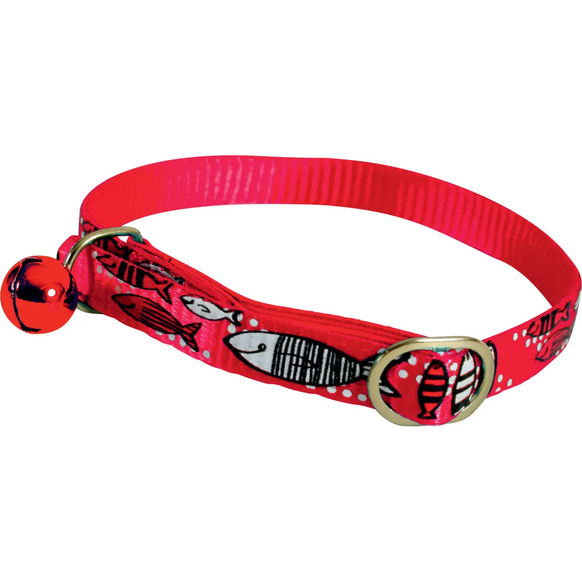 Zolux Rouge Nylon Cat Collar Sardine