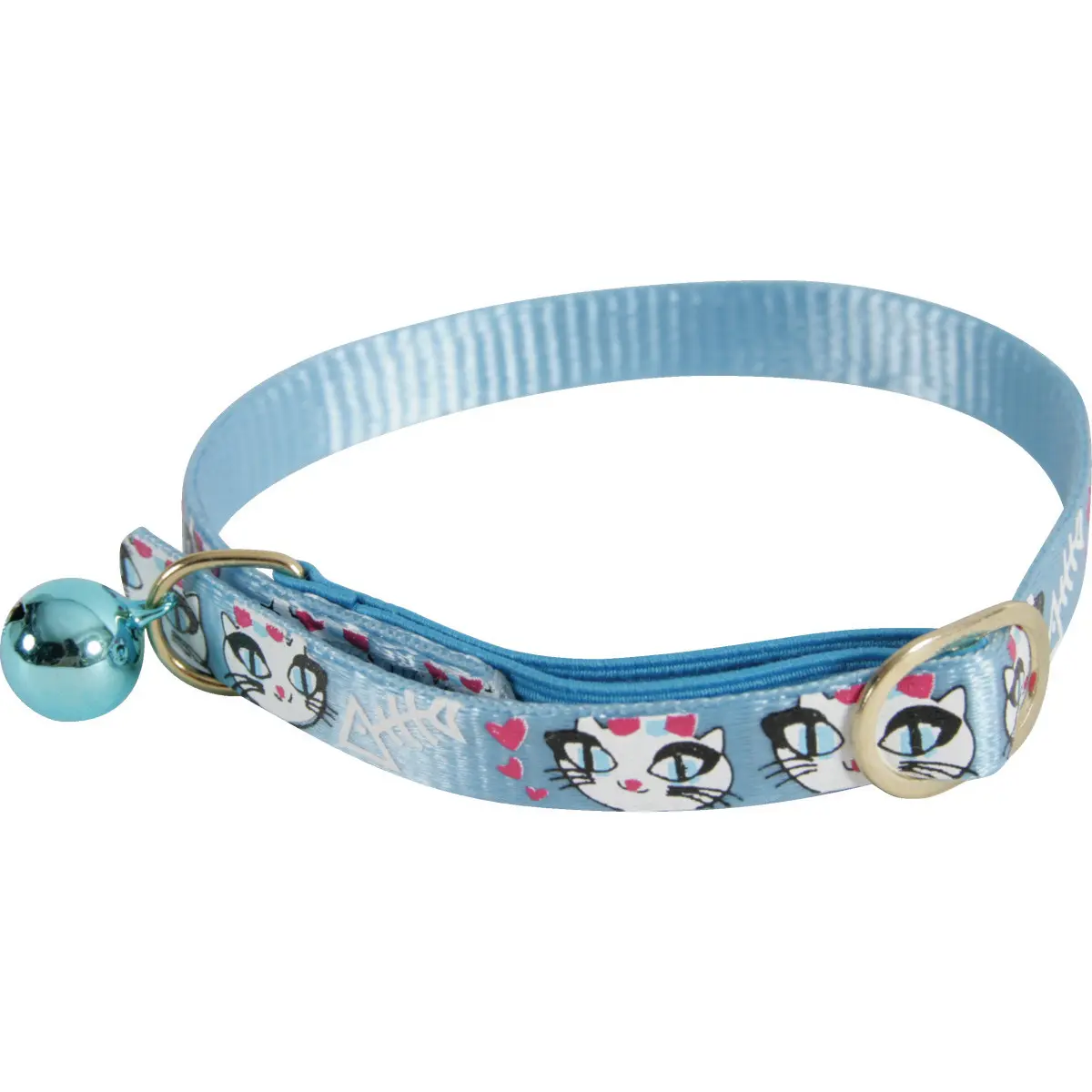 Zolux Bleu Nylon Cat Collar Ladycat
