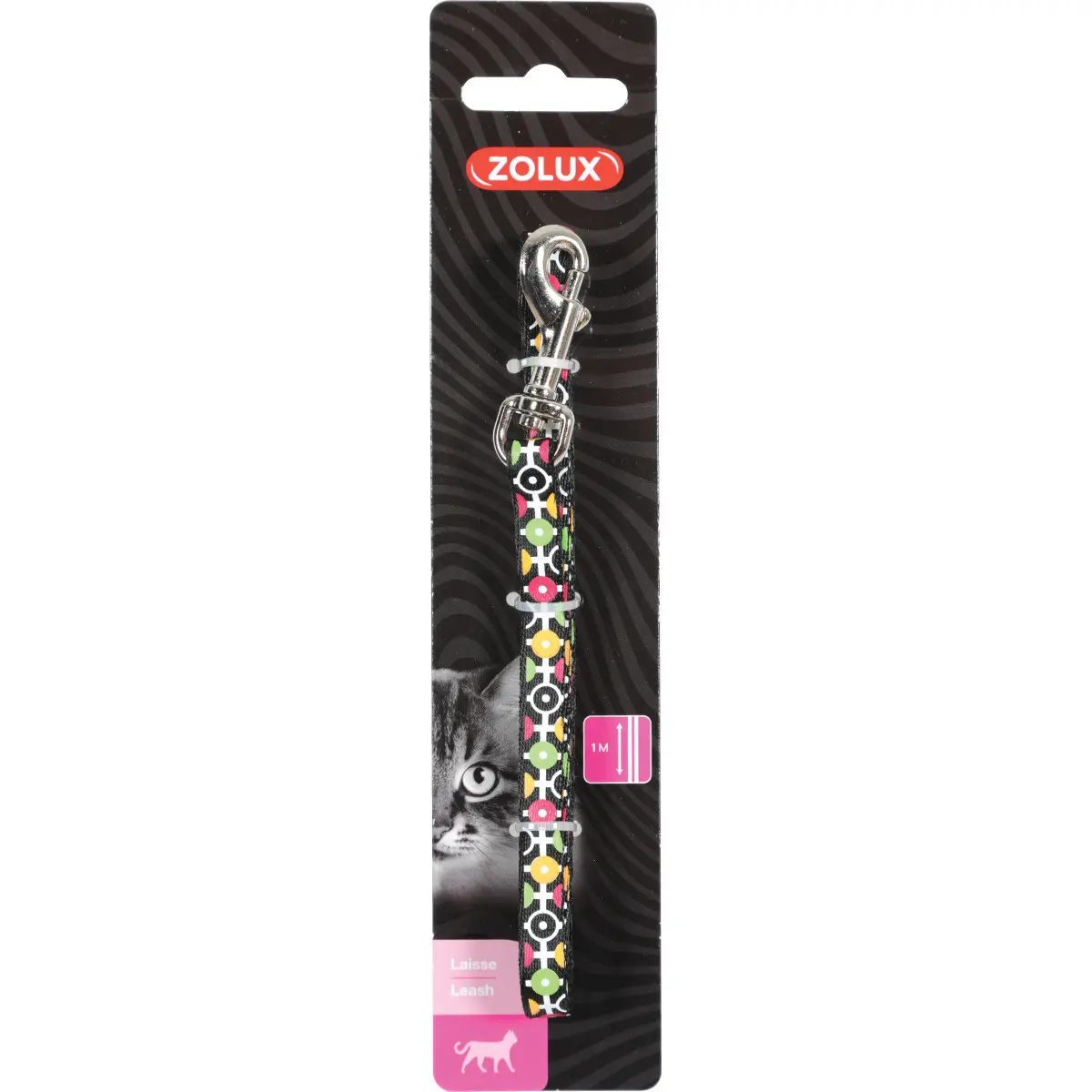 Zolux Noir Nylon Arrow Cat Lead