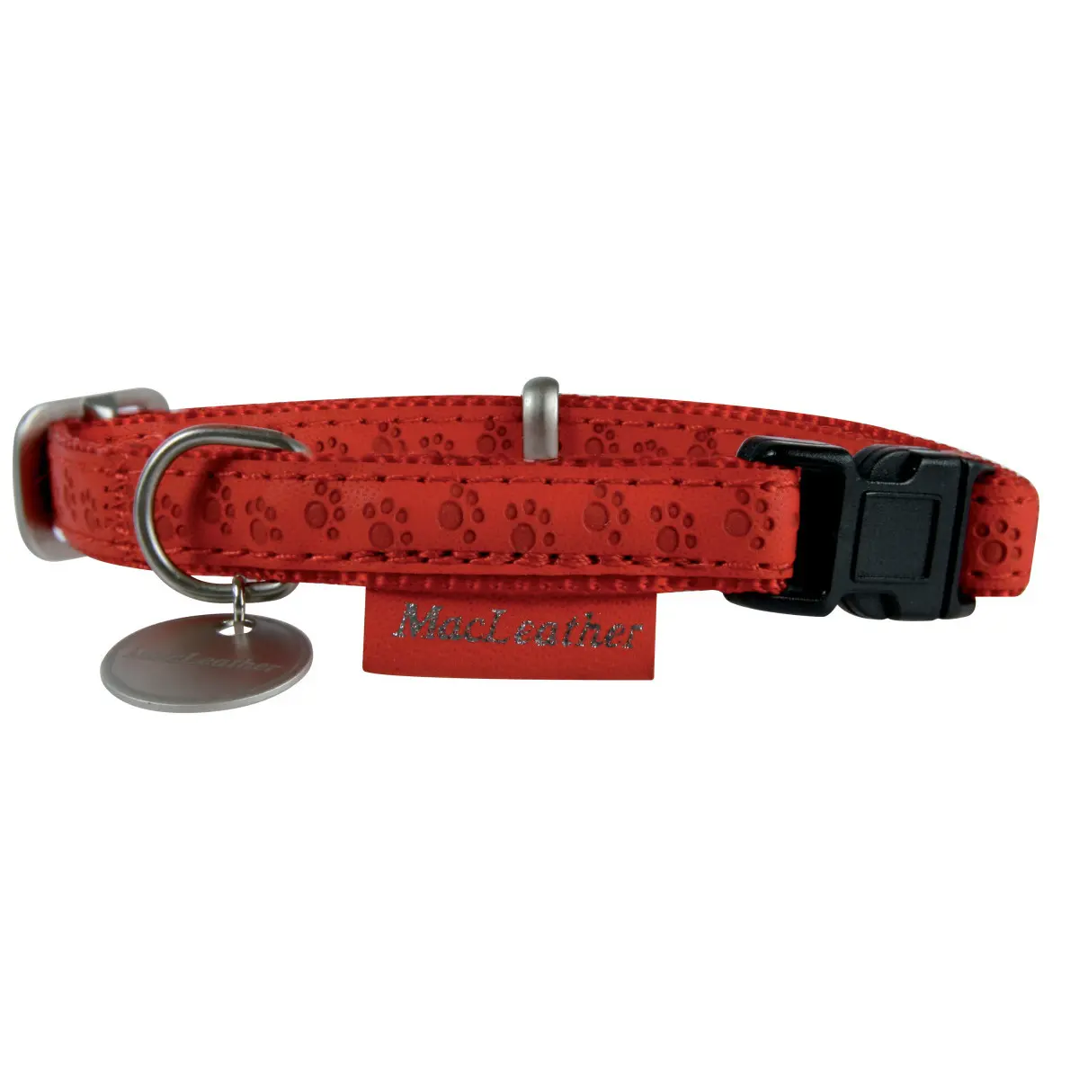 Collier Reglable Mac Leather 10mm Anis