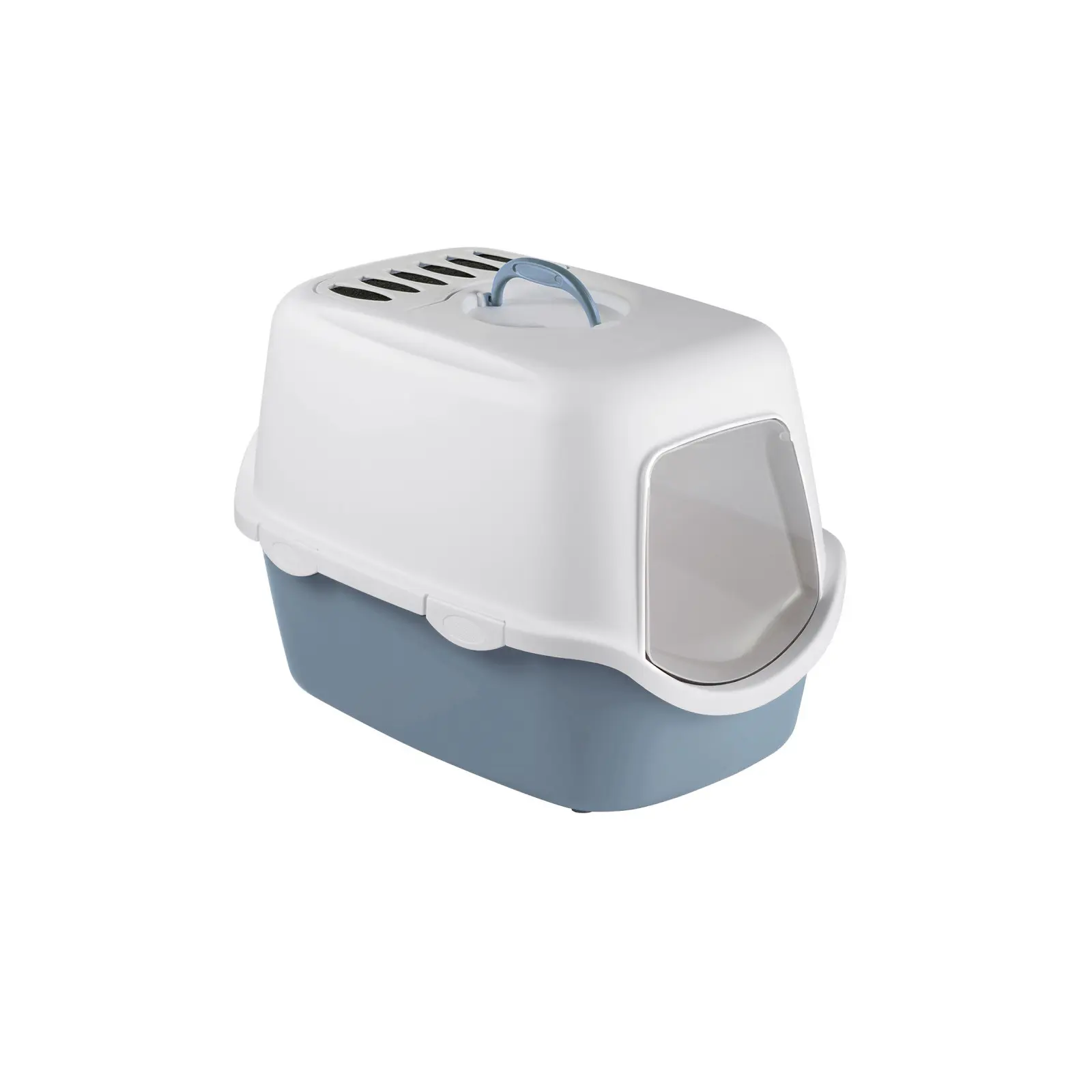 Zolux Bleu Toilet House With Charcoal Filter For Cats