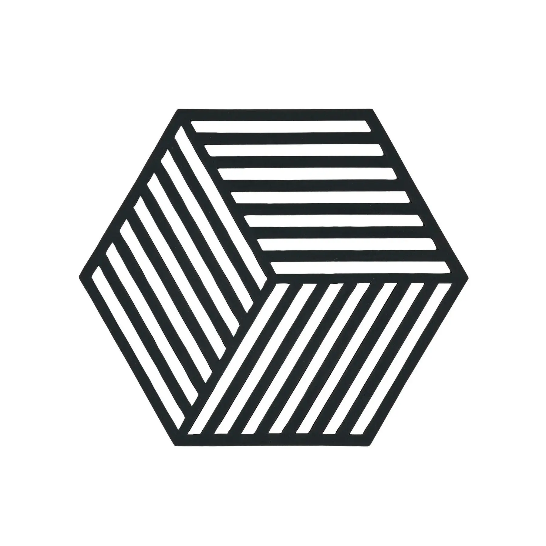 5708760594238 - Untersetzer Hexagon Black