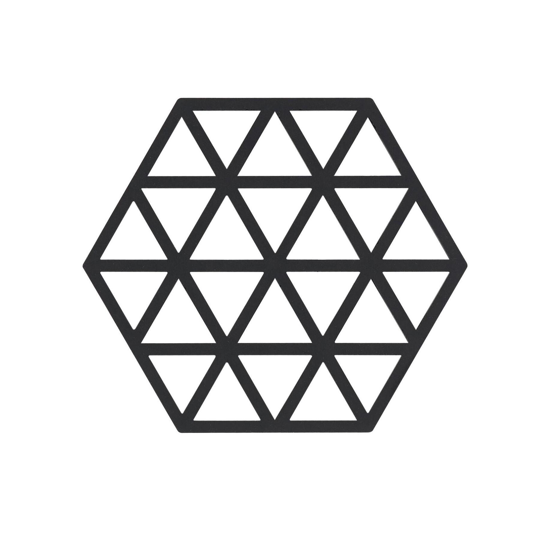 5708760641970 - Untersetzer Triangles Black