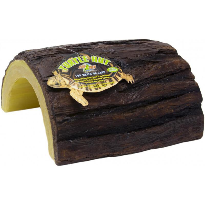 Meilleurs prix pour Décoration d’aquarium turtl hut ceram ecorce Zoomed