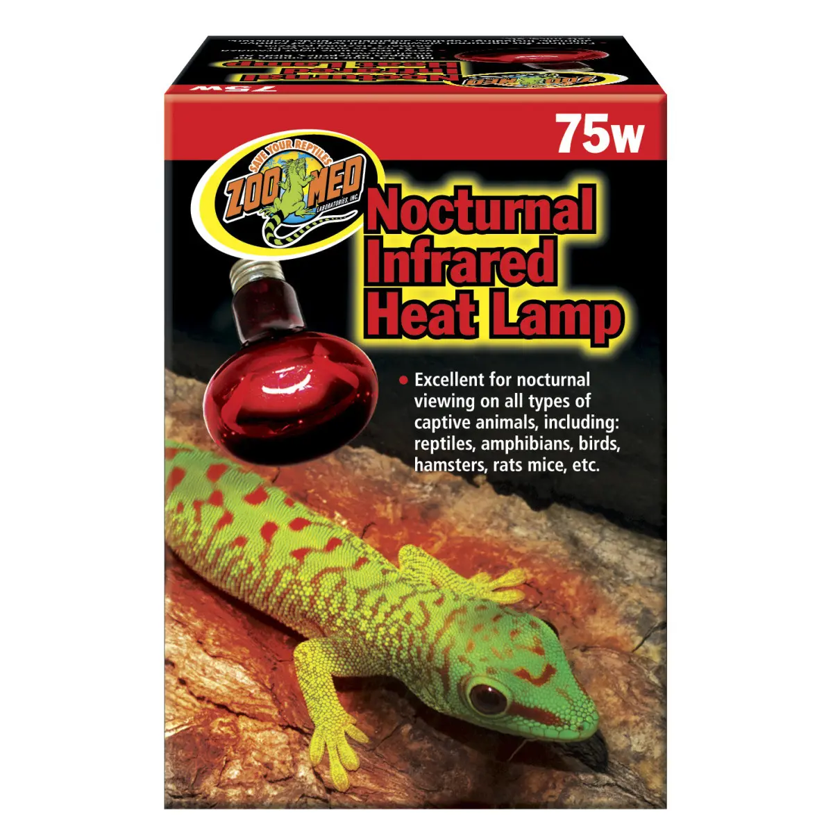 0097612330755 - Infrarot-beheizte Terrarienlampe RS75