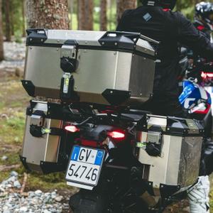 Motorcykel topp fall stöd