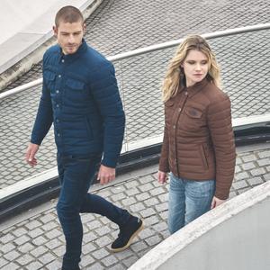 Textile jackets and blazers