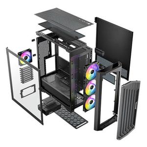 Boîtier PC grand tour avec panneaux vitrés Antec Performance 1 FT RGB image-4