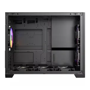 PC-Gehäuse mit Glasseite Antec ATX Flux M RGB image-1