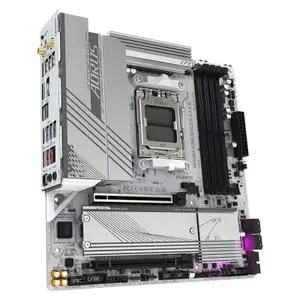 Carte mère B650 AM5 DDR5 mATX Gigabyte Gigabyte B650m A Elite Ax Ice image-0
