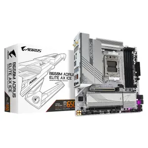 Carte mère B650 AM5 DDR5 mATX Gigabyte Gigabyte B650m A Elite Ax Ice image-4