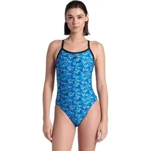 Maillot de bain 1 pièce femme Arena Pooltiles Challen image-2