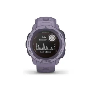 Montre connectée Garmin instinct solar mauve orchidée 45 mm image-0