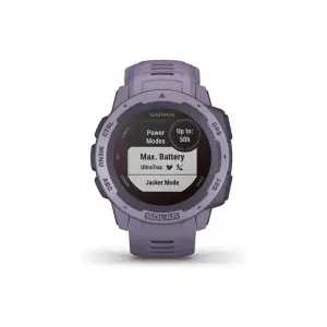 Montre connectée Garmin instinct solar mauve orchidée 45 mm image-1