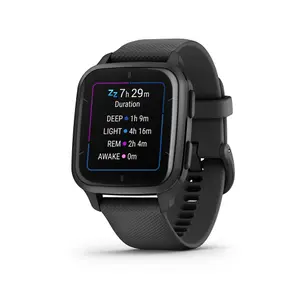 Smartwatch z czarnym silikonowym paskiem Garmin Venu Sq 2 Music Edition 41 mm image-0